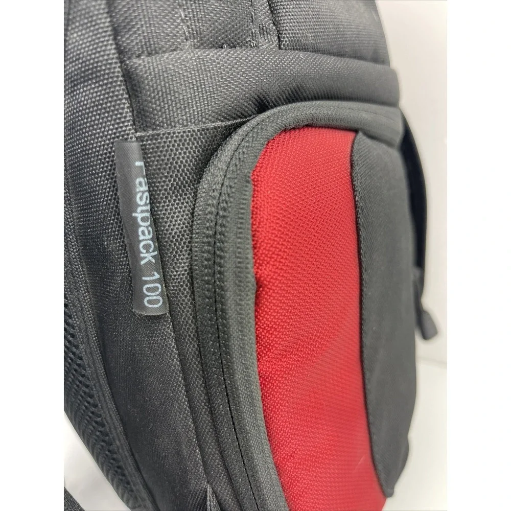 Lowepro Fastpack 100 Black and Red Camera Backpack‎ Bag EXCELLENT conditon